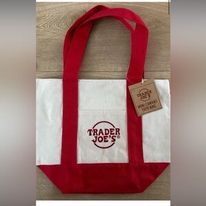 Red Trader Joe’s Mini Tote